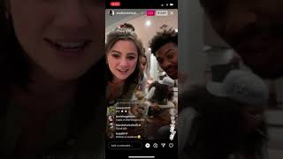 Madison Bailey Instagram Live with Jonathan Davis Mariah and Hunter Part 2  6th December 2021 [upl. by Martineau]