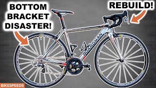 Boardman SLR Transformation Full Rebuild Road Bike Service [upl. by Lipski]