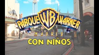 PARQUE DE ATRACCIONES WARNER BROS MADRID CON NIÑOS [upl. by Ardnasirhc]