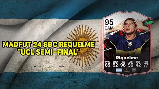 Riquelme Sbc Ucl Semifinal Madfut 24 [upl. by Dominus]