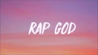 Eminem  Rap God Lyrics [upl. by Eirdua]