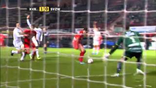 KV Kortrijk  SV ZulteWaregem  Matchverslag Stadion  VTM [upl. by Odoric]