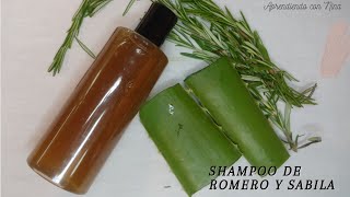 Shampoo de Romero🌿 y Sabila para el Crecimiento y la Caída [upl. by Hazeefah]