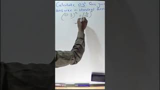 How to Calculate 03² in Standard Form  Math Tutorial [upl. by Uok]