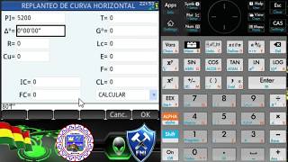 Replanteo de Curva Horisontal [upl. by Waiter]