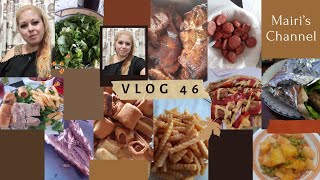 Vlog 46 2o Μερος Εφτιαξα Ψαρια  Κυριακατικο Τραπεζι [upl. by Sanjiv]