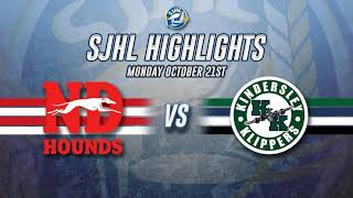 HIGHLIGHTS Notre Dame Hounds  Kindersley Klippers Oct 21 2024 [upl. by Laroy]