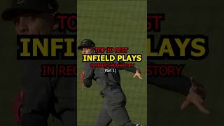 Top 10 Best INFIELD PLAYS In MLB HISTORY  Part 1 [upl. by Zandra]