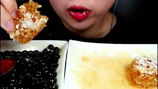 peace love 😍 asmr asmrsounds asmrvideo honey nature satisfying l honey bee asmr 1 food [upl. by Cymbre]