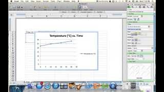 Plotting Temperature vs Time Graph Using Excel [upl. by Ainessej]