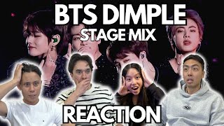 BTS DIMPLE STAGE MIX REACTION [upl. by Paradies352]