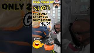 WOW 😲 The perfect LVLP spray gun to use with a micro air compressor video link in description [upl. by Rue]