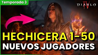 Diablo 4 HECHICERA Build para NUEVOS JUGADORES [upl. by Nakah]