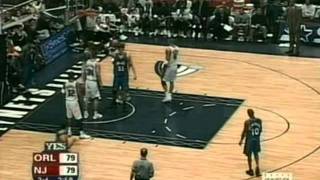 Tracy McGrady tripledouble46pts10reb13ast vs Nets 02232003 [upl. by Bartlett]