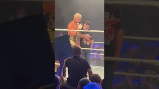 Fan tells Cody Rhodes he needs to ackowledge him as the Tribal Chief at a recent show in Dublin WWE [upl. by Hares]