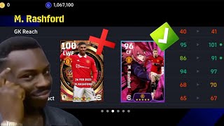 96 rated blue lock rashford review  efootball 2024 mobile  Rashford New Card In eFootball [upl. by Cristobal]