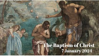 HOLY COMMUNION SERVICE IN ENGLISH  THE BAPTISM OF CHRIST [upl. by Enylorac]