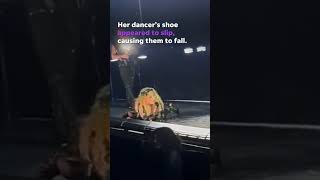 Madonna tumbles from chair after dancers misstep during performance Shorts [upl. by Neras217]