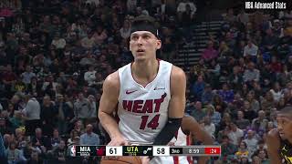 Tyler Herro 25 pts 6 reb 6 ast vs Utah Jazz  20231230 [upl. by Ardnahcal]