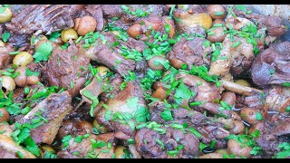 CIVET DE COQ au VIN ROUGE 🌴 ILE DE LA REUNION [upl. by Smeaj57]