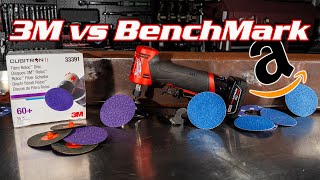 Dont Waste Your Money 3M Cubitron vs Benchmark Abrasives 3inch Roloc Discs on Amazon [upl. by Aikan]