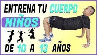 EJERCICIO 🟡 para Niños de 10 a 13 Años en CASA 🏠 [upl. by Regen]