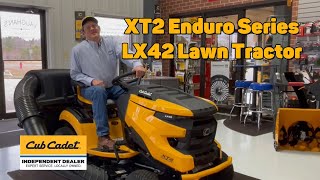 Cub Cadet XT2 Enduro Series LX42 [upl. by Enitnemelc]