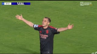 Gol de Kerem Aktürkoğlu Estrela Vermelha x Benfica 12 Todos os gols e destaques estendidos [upl. by Macdougall]