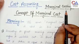 Ch2 CVP analysis Marginal costing characteristics of marginal costing [upl. by Namara398]