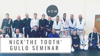 Nick the Tooth Gullo BJJ Seminar  Art of Movement Bristol [upl. by Nirda171]