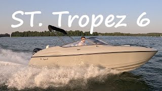 Łódź motorowa St Tropez 6 stylizowana na Audi RS6 motorówki łódź jacht boats mboats [upl. by Nivram]