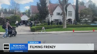 Filming for Leonardo DiCapriostarring movie rolls across Sacramento [upl. by Htidirrem683]