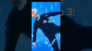 jjk op 3 vs 4jujutsu Kaisen season 2 first half vs second half jujutsukaisen jjkgojogetoshorts [upl. by Inkster971]