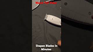 How To Shapen Andis TOutliners Blades In Minutes [upl. by Senalda]