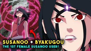 SARADA UCHIHA SOBRANG DUGA NA  1st FEMALE SUSANOO user Grabe mga Power Up at mga Abilities nito [upl. by Enilaf]