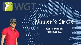 WGT Golf Winners Circle  Erin Hills 7 December 2023 [upl. by Wei]