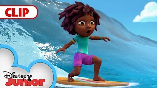 Learn to Surf 🌊  Music Video  Eureka  disneyjr [upl. by Odnumyer]