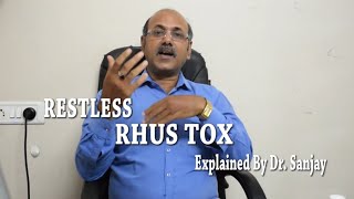 Restless Rhus Tox Poison Oak Explained By Dr Sanjay HINDI [upl. by Windzer]