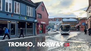 4K Walking in the Heart of Tromso Norway [upl. by Mendel]