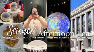 Best London Afternoon Tea SCIENCE themed The Ampersand Hotel South Kensington amp Science Museum tour [upl. by Arihppas]