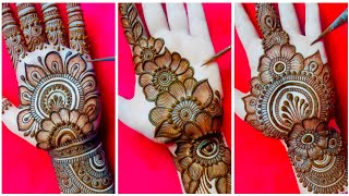 Top  3 मकर संक्रांति Special Fronthand mehndi design Simple mehndi design  mehndi design Mehandi [upl. by Farica]