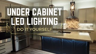 DIY Kitchen Under Cabinet Lighting [upl. by Nicholl697]