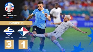 Copa América 2024  Uruguay 31 Panamá  Grupo C [upl. by Hardi663]