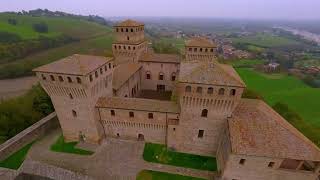 Castello di Torrechiara dal drone [upl. by Tammara]