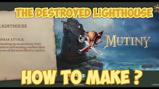 How to Make the Lighthouse  Mutiny pirate Survival RPG  Copy Cat  Destroyed Lighthouse [upl. by Aremmat]