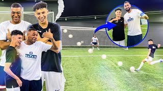 I LEFT MBAPPÉ SPEECHLESS😱 Football challenges vs Neymar Donnarumma amp Mbappé [upl. by Lerrej]