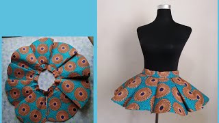 How to Sew Panelled Gore Flare Peplum Belt [upl. by Zacks]