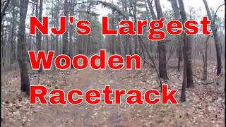 NJ Wooden Race Track in Amatol NJ [upl. by Yevre]