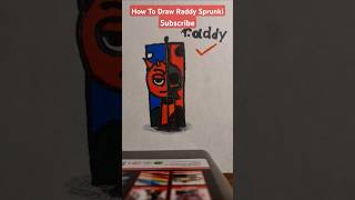 How To Draw Raddy Sprunki raddy sprunki drawing [upl. by Petulah]