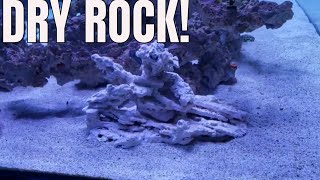 Adding dead rock to established tank [upl. by Buskus]